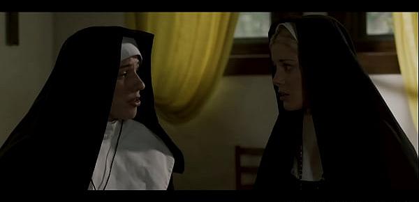  Nun babes enjoy foreplay after stripping